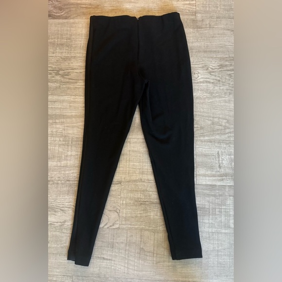 Sugar+Lips Black Business Leggings with Black Side Design on each Leg Size L - Picture 2 of 6